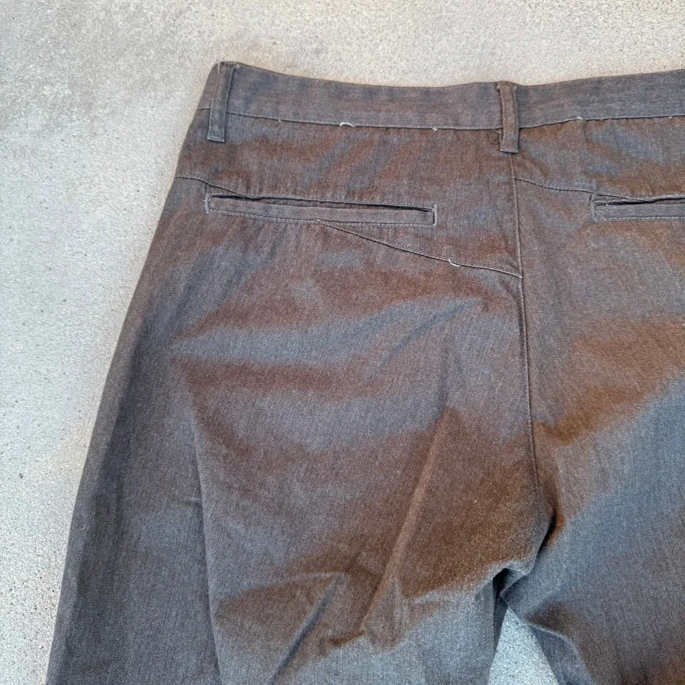 Volcom Frickin Modern Fit Chino Pants Men 36 Gray Charcoal Heather Skate Casual